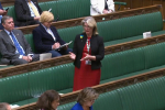 Anna Firth (centre) in the House of Commons at Defra Questions