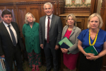 Anna Firth with fellow Essex MPs and the Secretary of State for Health