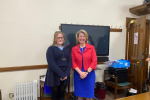 Anna Firth MP with Izzy Hilton of Westcliff High School for Girls