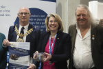 Anna Firth MP alongside the Mayor of Southend and Phil Harding of Time Team