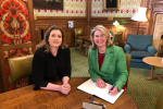 Anna with Penny Mordaunt MP
