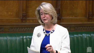 Wearing the colours of the historic football club, Anna makes an impassioned plea for Southend United's future from the floor of the House of Commons